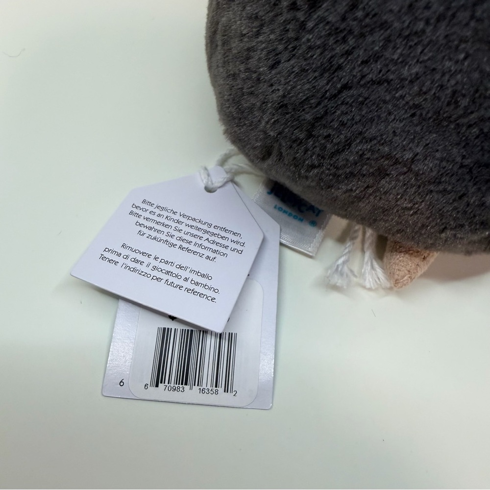 Jellycat muswell mole new with tags stuffed animal. Jellycat London - Picture 3 of 8